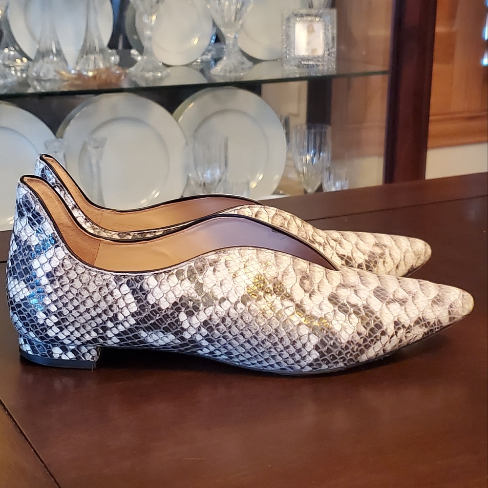 JAMES CHAN PYTHON SHOES SZ 7